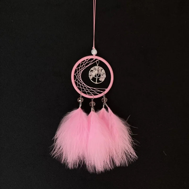 Dream Catcher Car Pendant Interior Car Pendant Feather Dream Catcher Car Pendant Decoration Girl's Gift Wall Pendant Gift