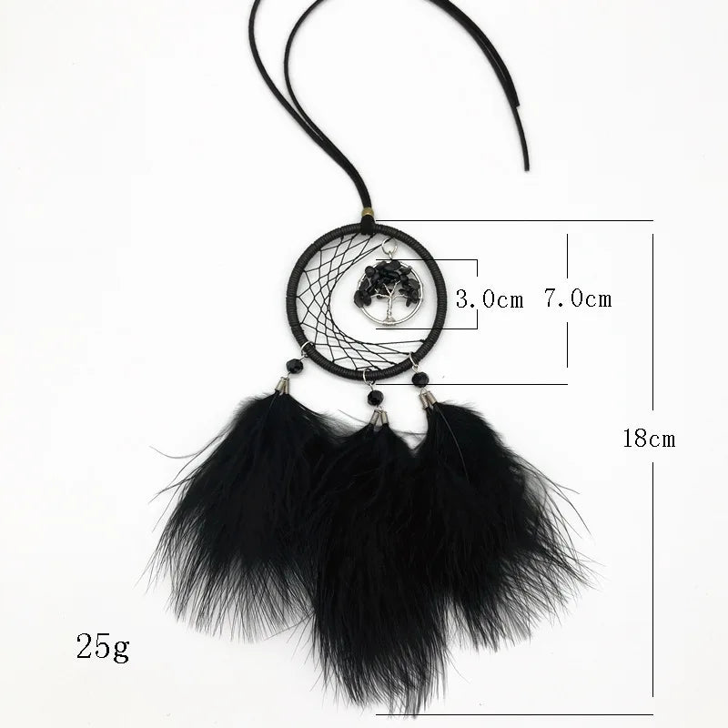 Dream Catcher Car Pendant Interior Car Pendant Feather Dream Catcher Car Pendant Decoration Girl's Gift Wall Pendant Gift