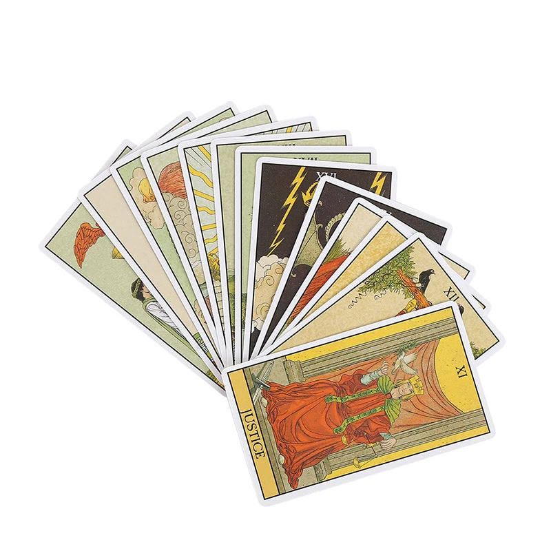 Before Tarot Cards Board Game Tarot Divination Deck 78 Sheet English PDF Guide Book Playing Card Oracle Wisdom Home Party Family