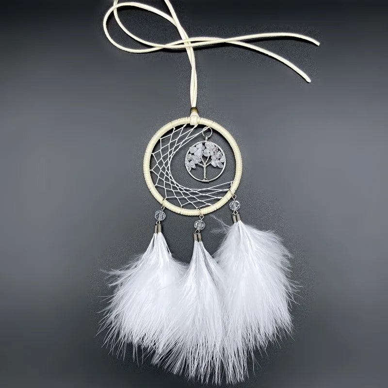 Dream Catcher Car Pendant Interior Car Pendant Feather Dream Catcher Car Pendant Decoration Girl's Gift Wall Pendant Gift