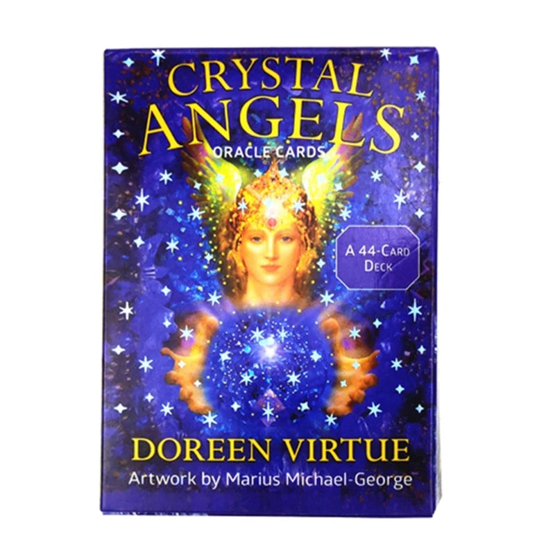 Crystal Angel Oracle Cards Family Party Board Game Divination Fate Full English 44 Cards Deck Tarot