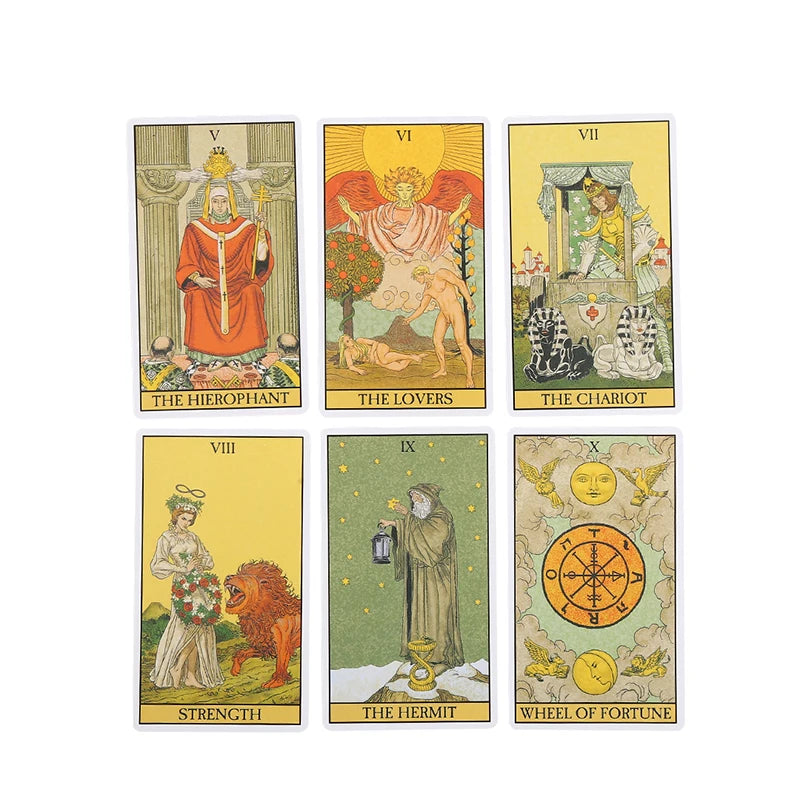 Before Tarot Cards Board Game Tarot Divination Deck 78 Sheet English PDF Guide Book Playing Card Oracle Wisdom Home Party Family