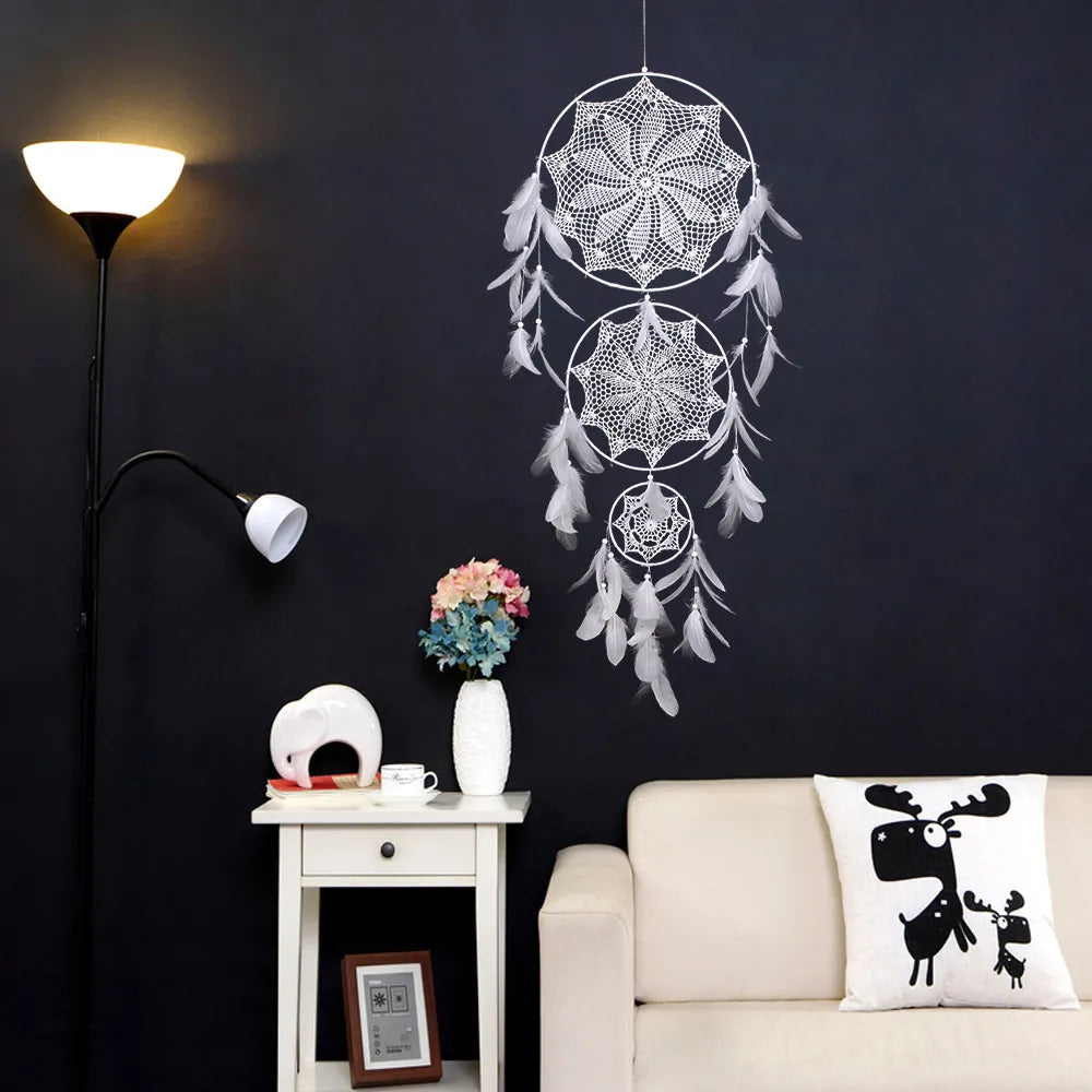 large dream catcher big kids room decoration girl nordic decoration home nordic style kids decoration wind chimes dreamcatcher