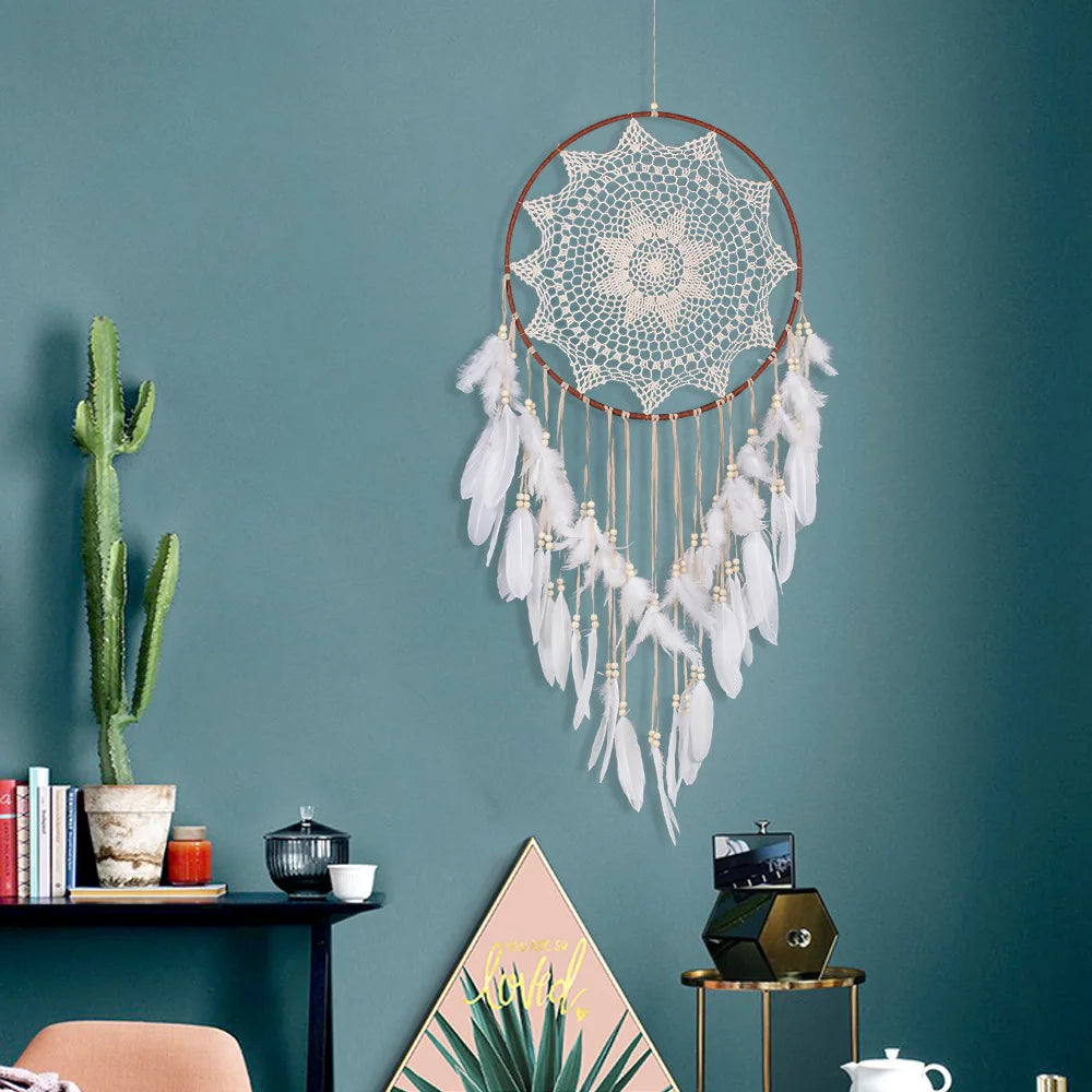 large dream catcher big kids room decoration girl nordic decoration home nordic style kids decoration wind chimes dreamcatcher