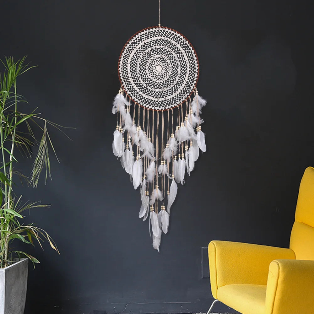 large dream catcher big kids room decoration girl nordic decoration home nordic style kids decoration wind chimes dreamcatcher