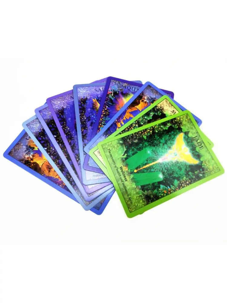 Crystal Angel Oracle Cards Family Party Board Game Divination Fate Full English 44 Cards Deck Tarot