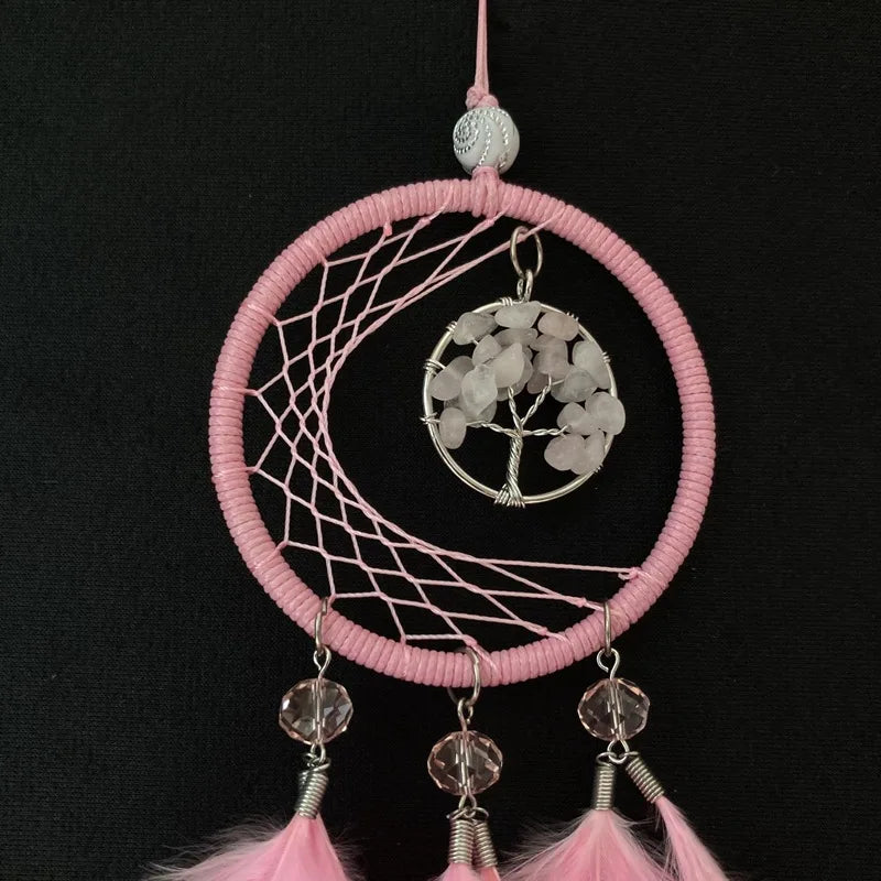 Dream Catcher Car Pendant Interior Car Pendant Feather Dream Catcher Car Pendant Decoration Girl's Gift Wall Pendant Gift