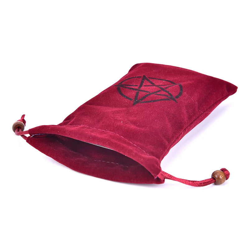 1PC Tarot Card Table Game  Survival Bracelets With Clasp Emergency Tool Table Game Tarot Card Storage Bag Velvet High Quality