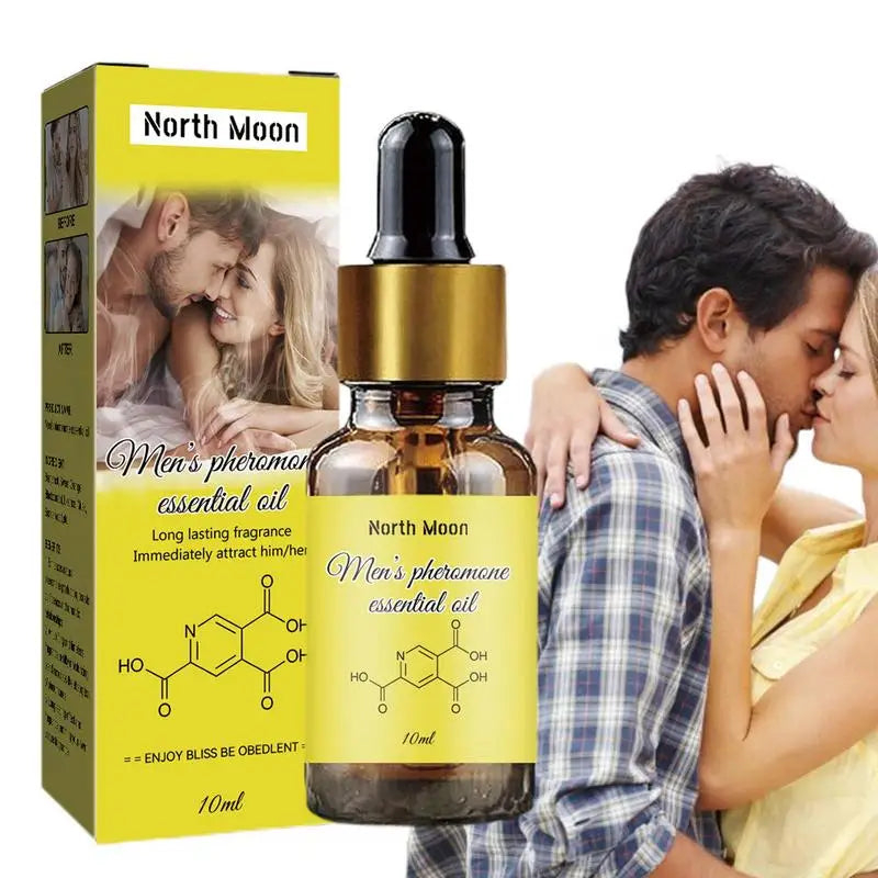 Pheromone Perfume Oil For Men Women Long-lasting Natural Refreshing Body Perfume Fragrance Pheromone Essential Oil 10ml