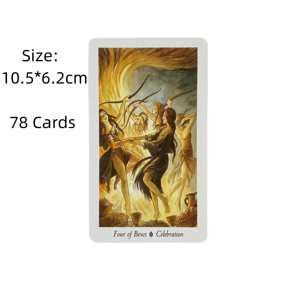 The Wild Wood Tarot Cards A 78 Deck Oracle English Visions Divination Edition Borad Playing Games