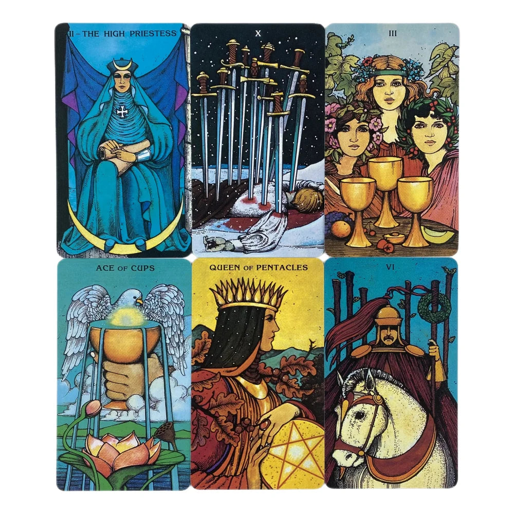 Morgan Greer Tarot Cards A 78 Deck Oracle English Visions Divination Edition Borad Playing Games