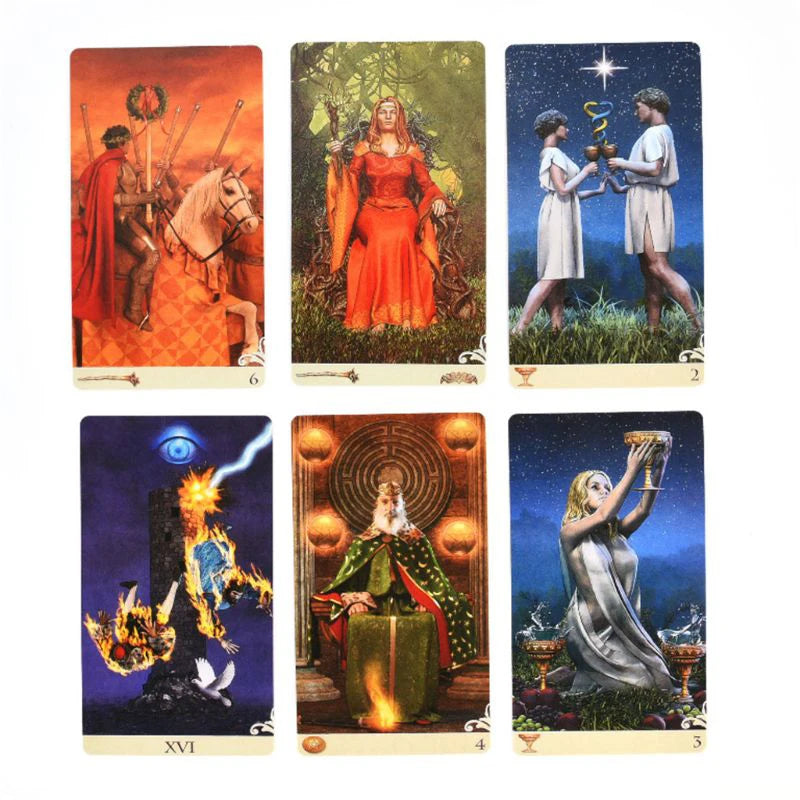 78pcs/box Vice Versa Tarot Cards Deck and Guidebook Card Fate Divination Game Tarot Cards Board Games For Party Holiday Gift