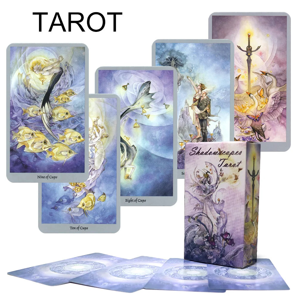 Shadows Tarot.78 Cards Set  Tarot Cards .Cards For Party Game Deck Mystical Divination Oracle Cards Friend Party Board Game