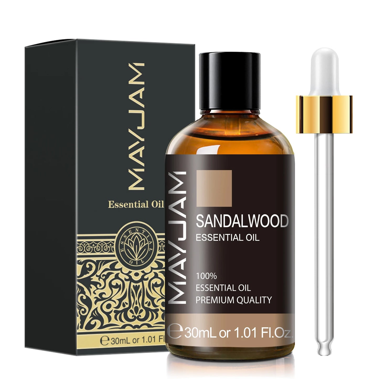 MAYJAM 30ml with Dropper Natural Plant Essential Oil For Diffuser Scented Candle Frankincense Sandalwood Ylang-Ylang Aroma Oils